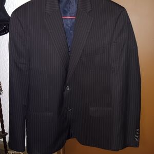 Champs Black Striped Blazer